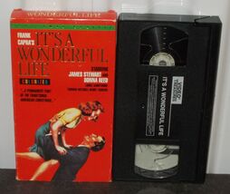 It&#39;s a Wonderful Life VHS Tape Colorized Christmas Classic Jimmy Stewart... - €12,61 EUR