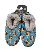 Labrador Yellow Dog Slippers Comfies Unisex Soft Lined Animal Print Booties - $25.71 CAD