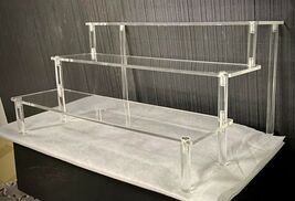 HENABLE Large Acrylic Display Risers, Perfume Stand Organizer 11.6 x 8 x... - $14.85