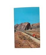 Postcard Amtrak Train On Santa Fe Passes Devil&#39;s Footstool Near Los Cerr... - £8.61 GBP