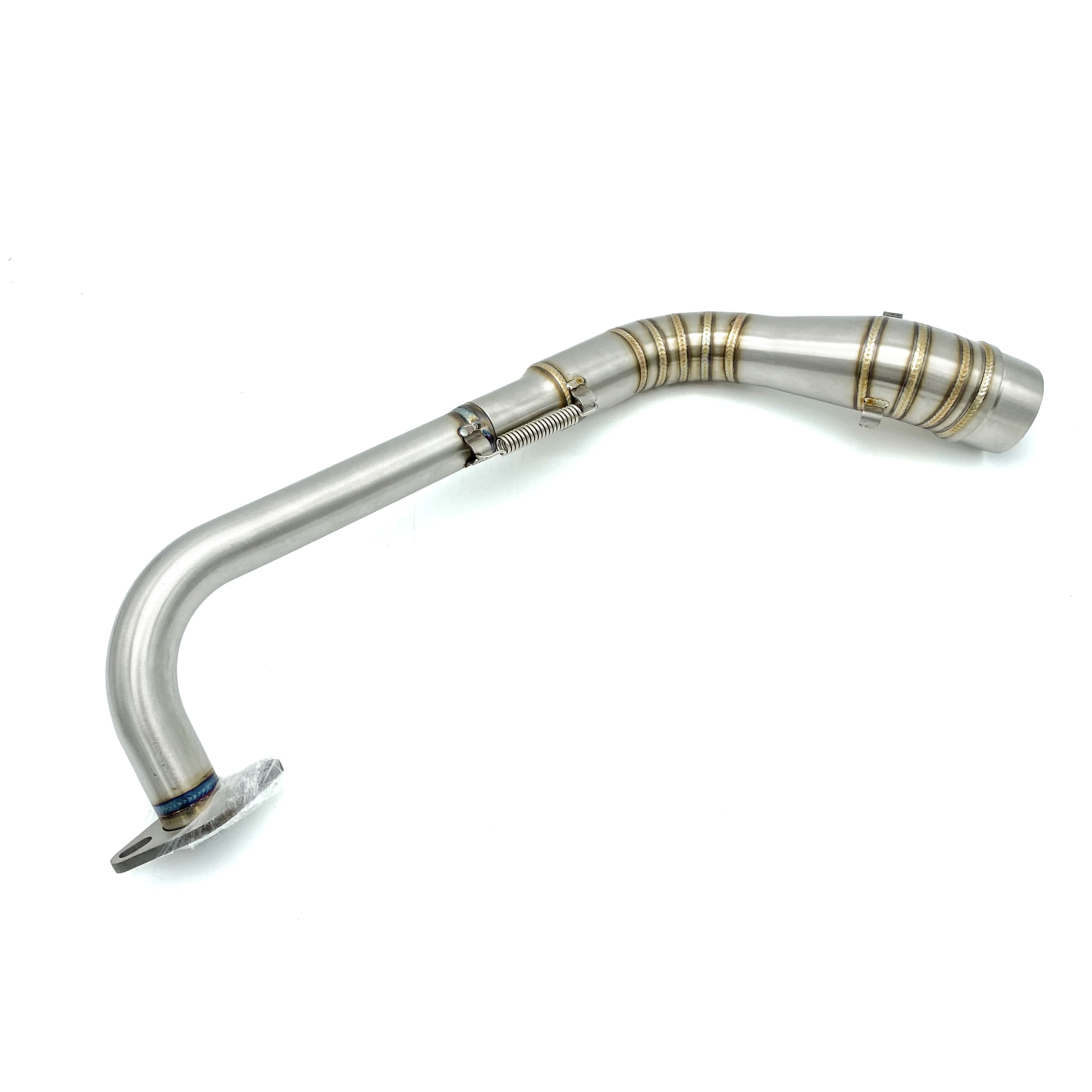 REALZION NMAX155 NMAX125 Motorcycle Exhaust Pipe Slip-On Stainless Steel Middle  - £205.04 GBP