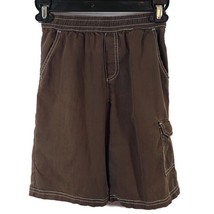 Okie Dokie Boys Shorts Size 7X Brown 3 Pockets - £4.39 GBP