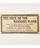 1957 Face On The Barroom Floor Ice Cream Advertisement Virginia City DWX10A - €17,16 EUR