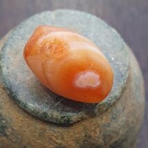 Antica agata yemenita naturale raro modello Chung amuleto Haqeeq Bead #1 - $106.32