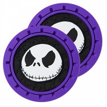 Nightmare Before Christmas Car Cup Holder Coaster 2-Pack Multi-Color - £14.93 GBP