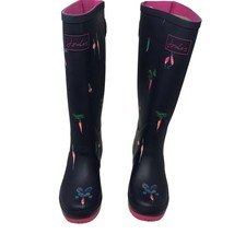 Joules Women&#39;s Welly Print Tall Rain Boot (Size 6) - £60.45 GBP