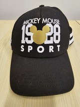 Mickey Mouse 1928 Disney Parks Branded Adjustable Baseball Cap Black White - $13.85