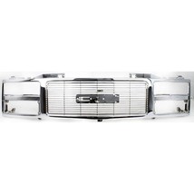 Grille Fits For 1988-1999 GMC K1500 C1500 Chrome Plastic - $364.00