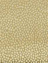 Pollack Champagne Conch Shell Dots French Velvet Furniture Fabric 4.4 Yard 51&quot;W - £186.43 GBP