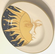 Vintage 1993 Vitromaster Virgal Galaxy Sun Stars Blue White Salad Plate ... - $15.04