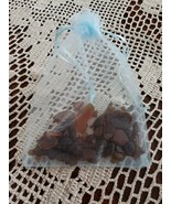 40+ Pieces ~ Genuine Lake Erie Beach Glass ~ Surf Tumbled ~ Brown in Col... - $22.44