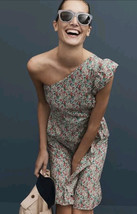 J Crew x Liberty Of London Sz 10 One Shoulder Symmetrical Dress Floral - £38.23 GBP