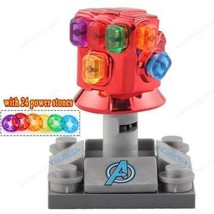 Nano Infinity Gauntlet (With 24Pcs Stones) Marvel Endgame Minifigures To... - $9.98