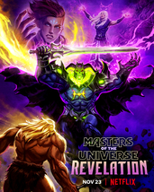 Masters of the Universe Revelation Poster Kevin Smith TV Series Art Print 24x36&quot; - £8.71 GBP+