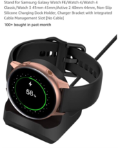 Stand For Samsung Galaxy Watch Active 40mm/ 2 44mm, Non-Slip Silicone Ch... - $7.80