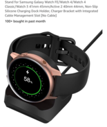 Stand For Samsung Galaxy Watch Active 40mm/ 2 44mm, Non-Slip Silicone Ch... - $10.75 CAD