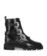 The Kooples Black Leather Ranger Ankle Boots Size 8 - $270.00