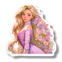 Tangled Fantasy Princess Vinyl Sticker (ZZ47): Rapunzel, 2 in. - $2.90