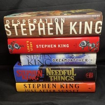 Lot of 5 Stephen King books Desperation Lisey’s Story Dreamcatcher Needful Thing - £19.01 GBP