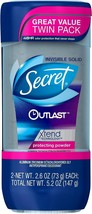 Secret Outlast Clear Gel Antiperspirant Deodorant, Protecting Powder, 2.... - £19.13 GBP