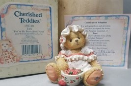 Cherished Teddies Tara #156310 Enesco Figurine Down Strawberry Lane Summ... - £7.53 GBP