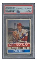 Rich Goose Gossage Signed White Sox 1976 Hostess #77 Trading Card PSA/DNA - £68.95 GBP