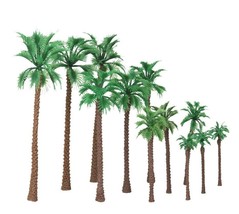Palm Tree Cake Topper or Model Train Landscape (Set Of 12) 4 Sizes - £12.89 GBP