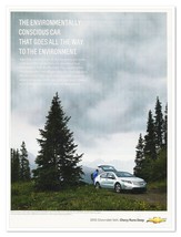 2012 Chevy Volt Environmentally Conscious Car Full-Page Print Magazine Ad - £7.59 GBP