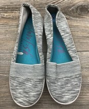 Blowfish Malibu Shoes Grey Slip-On Flats Size 6.5 - £7.84 GBP