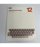Wang Computers Word Processing Dual Column 1982 Manual Book #12 - $11.58 CAD