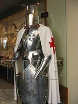Rare Medieval Knight Templar Suit Of Armor with Sword Combat Full Body Armour - £648.75 GBP