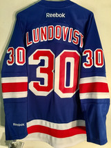 Reebok Premier NHL Jersey New York Rangers Henrik Lundqvist Blue sz M - $98.99