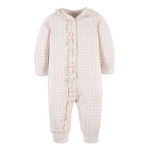 Modern Moments by Gerber Baby Girl Coverall, Gingham Size 6-9M - £10.27 GBP