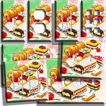 ITALIAN RETRO 50&#39;S PASTRY SHOP LIGHT SWITCH OUTLET WALL PLATE KITCHEN BA... - $8.99+