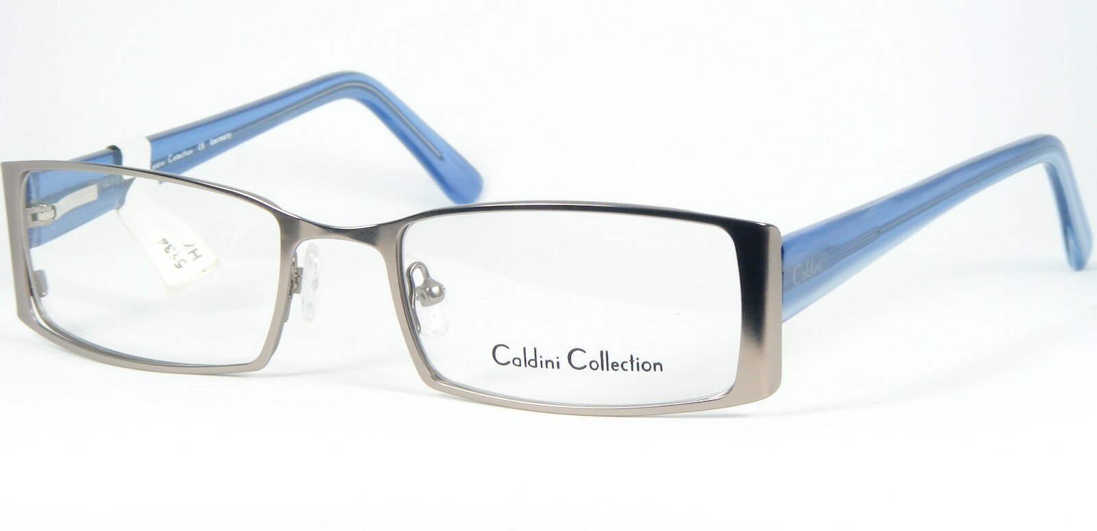 Caldini Collezione MC098 C4 Argento/Blu Occhiali da Sole 50-17-140mm Ger... - $56.43