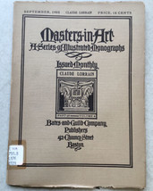 Masters in Art Monograph Claude Lorrain September 1905 - $7.69