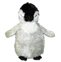 Penguin Mini Flopsie 7&quot; Aurora World Grey White B EAN Bag Stuffed Animal Plush - £4.50 GBP