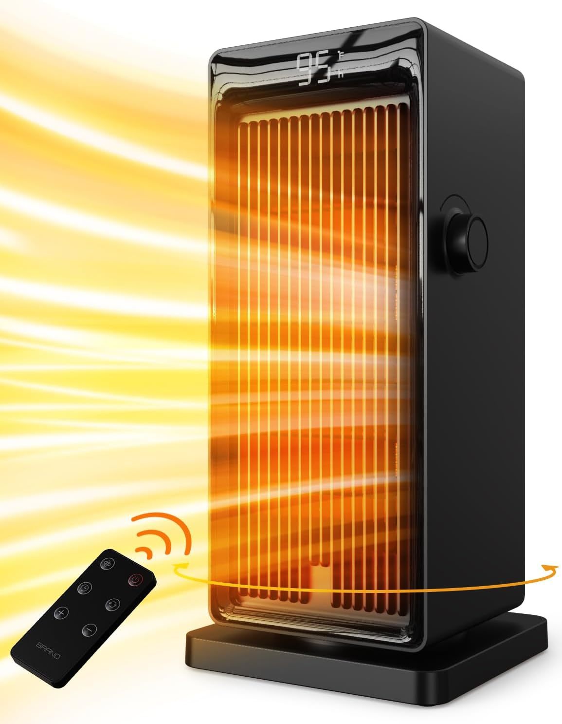 Space Heater, Sanvinder 1500W Portable Electric Heater For Bedroom, Eco - $42.96