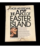 Vtg 1975 HC The Art of Easter Island Thor Heyerdahl First Edition Dust J... - £78.46 GBP