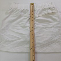Columbia AK1443 Women's White Elastic Waist Stretch Mini Skort Size XS image 6