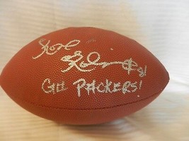 Koren Robinson #81 Autographed Wilson Football Green Bay Packers. GO PAC... - $250.00