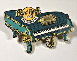 Hard Rock Cafe Gatlinburg Gold and Green Grand Piano Pin - £5.49 GBP