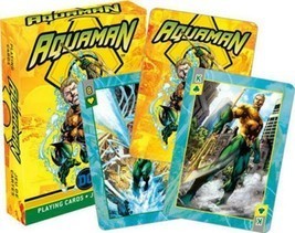DC Comics Aquaman Comic Art Illustrated Playing Cards NEW SEALED - £4.86 GBP