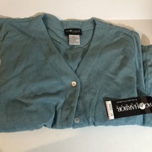 Vintage Sag Harbor Teal Sweater 1X Sh3 - $8.90