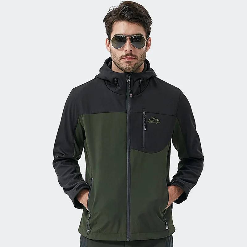 New  Army t Jacket Mens   Jacket Waterproof Soft Outwear Coat Windbreaker Hunt C - $199.80