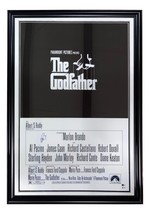Al Pacino Signé Encadré The Godfather 27x40 Film Affiche Bas L76035 - $1,939.96