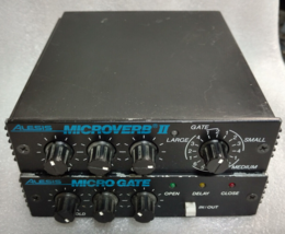 Alesis Micro Gate + Alesis Microverb II * Untested * No power supply - £98.28 GBP