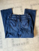 Lane Bryant Jeans Pants Size 16 Petite Blue Slim Boot Genius fit Dark Wash - $40.42