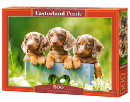 500 Piece Jigsaw Puzzle, Cute Dachshunds, Animal puzzle, Dogs, Puppies, Adult Pu - £12.78 GBP