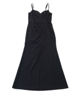 VFSHOW Women Formal Ruched Fitted High Slit Bodycon Maxi Dress Black Spa... - $23.87